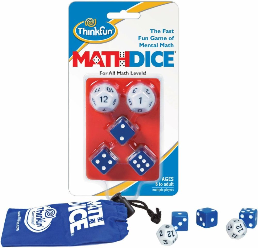 Math Dice – Engaging Mental Math Skill Game | Great For Kids Age 8 And Up | Fun Educational Activity | Compact And Travel-Friendly  |  Dice Games All Toys Dice Games