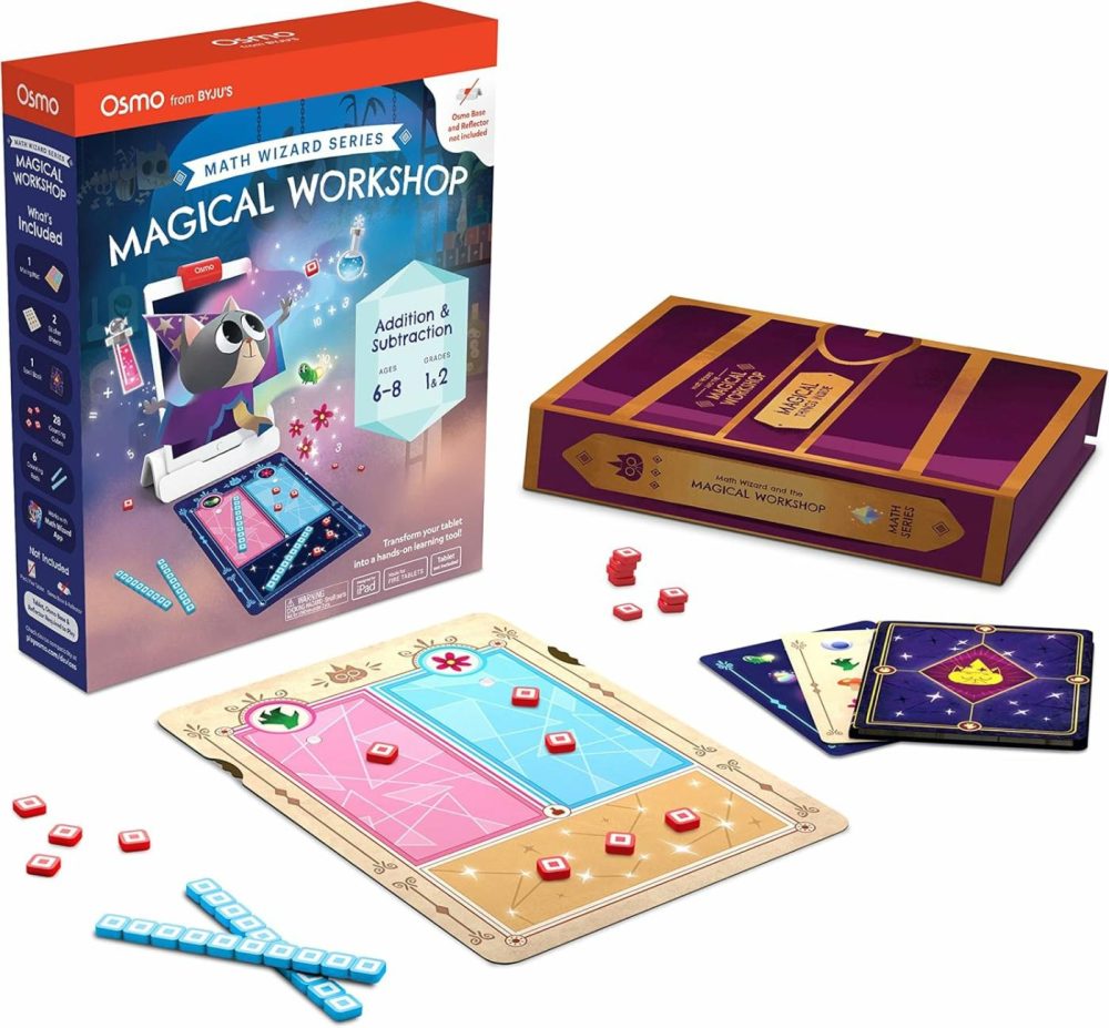 Math Wizard And The Magical Workshop For Ipad & Fire Tablet – Ages 6-8/Grades 1-2 -Addition & Subtraction-Curriculum-Inspired-Stem Toy Gifts For Kids,Boy & Girl-Ages 6 7 8 ( Base Required)  |  Learning Systems All Toys Learning Systems