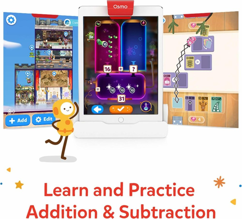 Math Wizard And The Magical Workshop For Ipad & Fire Tablet – Ages 6-8/Grades 1-2 -Addition & Subtraction-Curriculum-Inspired-Stem Toy Gifts For Kids,Boy & Girl-Ages 6 7 8 ( Base Required)  |  Learning Systems All Toys Learning Systems