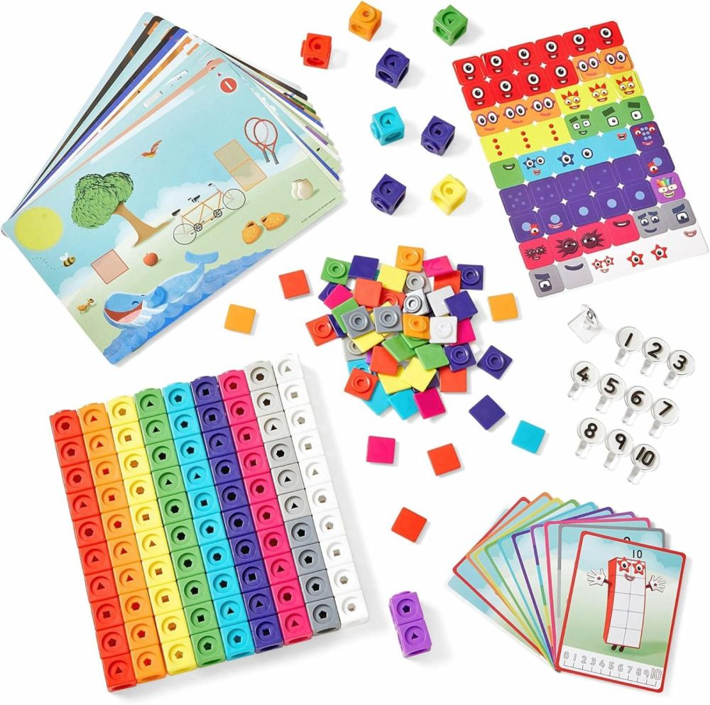 Mathlink Cubes Numberblocks 1-10 Activity Set  30 Preschool Learning Activities  Counting Blocks  Linking Cubes  Educational Toys For Kids  Number Games  Math Manipulatives Kindergarten  |  Sorting & Stacking Toys All Toys Sorting & Stacking Toys