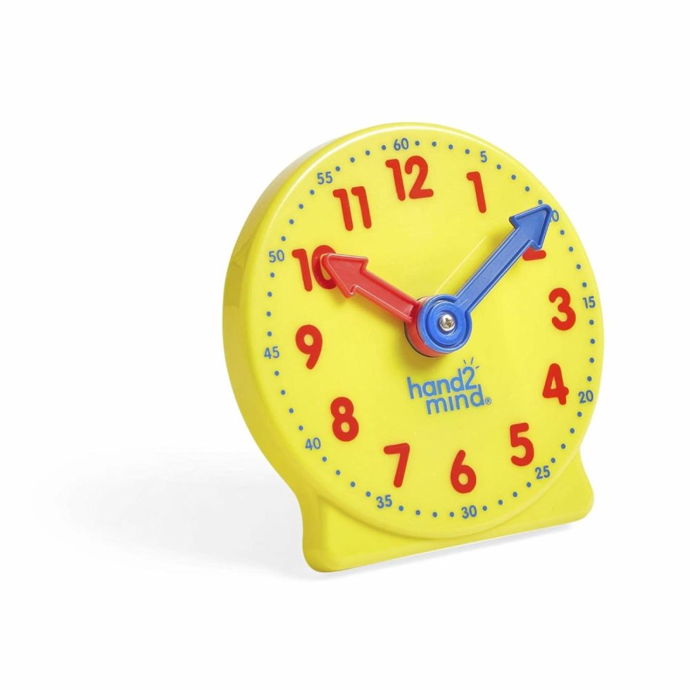 Mini Geared Clock  Telling Time Teaching Clock  Learn To Tell Time Clock  Analog Learning Clock  Clock For Kids Learning To Tell Time  Teaching Time Classroom Clock (Set Of 24)  |  Teaching Clocks All Toys Teaching Clocks