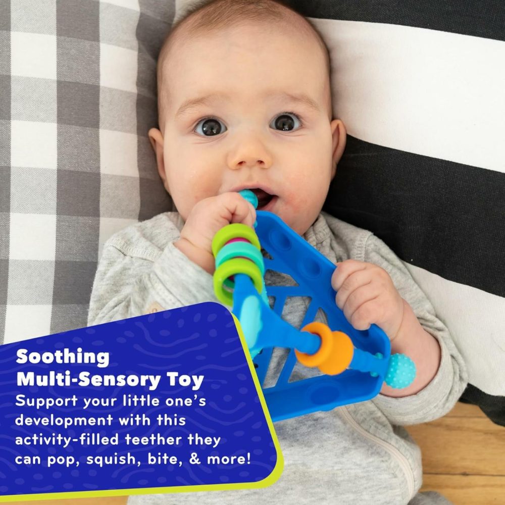 Mobi Wigloo Baby Sensory Toys From Infants To Toddlers – Baby Toys For Hand Eye Coordination And Developmental Brain Function – Food Grade Silicone – 6 Month Old Baby Toys – Teething Toy  |  Teethers All Toys Teethers