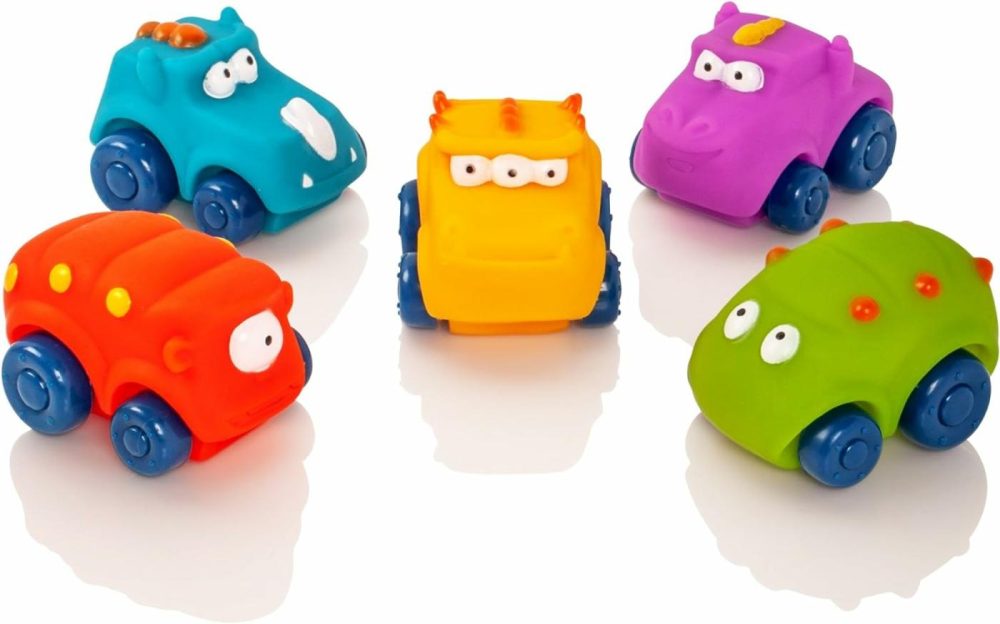 Monster Movers 5 Soft Play Baby Toy Cars – Toy Car Set For 1 Year Old – Suitable From 12 Months – 1 Year Old Boy Gifts – Toys For 1 Year Old Boys  |  Push & Pull Toys All Toys Push & Pull Toys