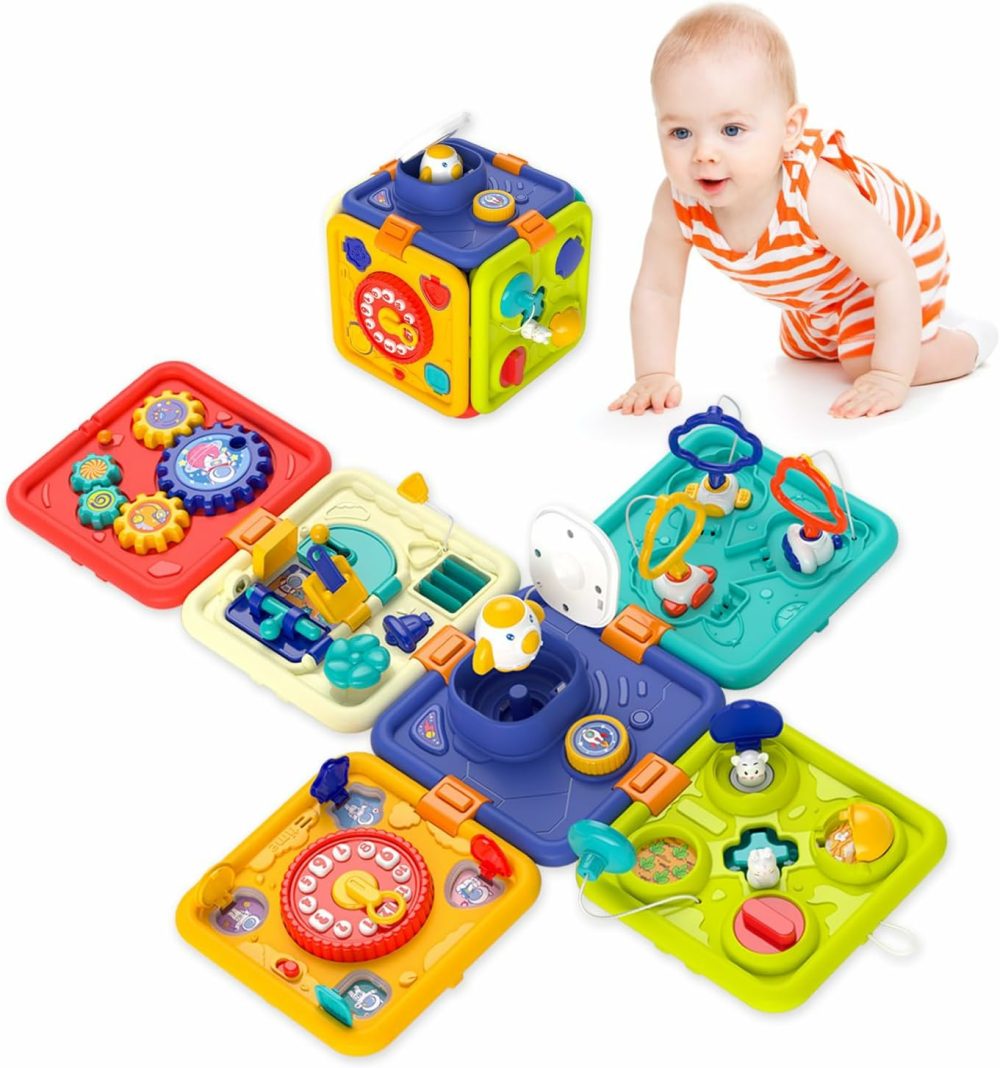 Montessori Toys For 1 2 3 Year Old Toddlers  Busy Board Toddler Toys Age 1-2  Baby Toys 12-18 Months Educational Activities Sensory Toys  One Year Old Birthday Gifts For Boys Girls  |  Sorting & Stacking Toys All Toys Sorting & Stacking Toys