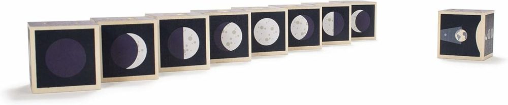 Moon Phase Blocks – Made In The Usa  |  Sorting & Stacking Toys All Toys Sorting & Stacking Toys