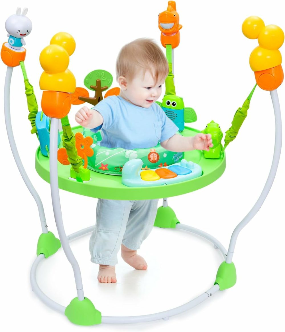 Multi-Functional Baby Jumping Activity Center  Interactive Play Center  Baby Discovery Activities Bounces With Lights  Melodies And Colorful Enlightenment Toys  Ages 6 Months+  |  Activity Centers Activity Centers Activity Centers