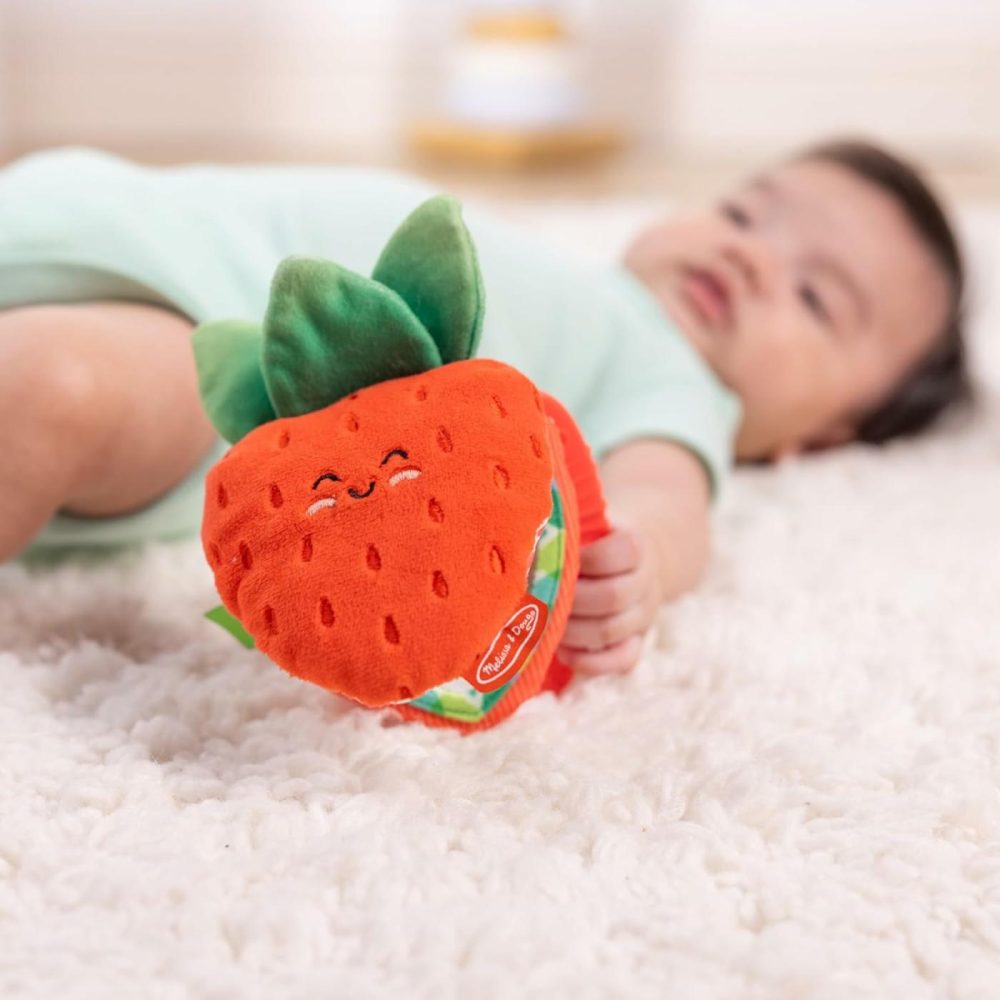 Multi-Sensory Peek-A-Boo Berry Take-Along Clip-On Infant Travel Toy Stroller Toy For Baby Newborn To 12M+  |  Car Seat & Stroller Toys All Toys Car Seat & Stroller Toys