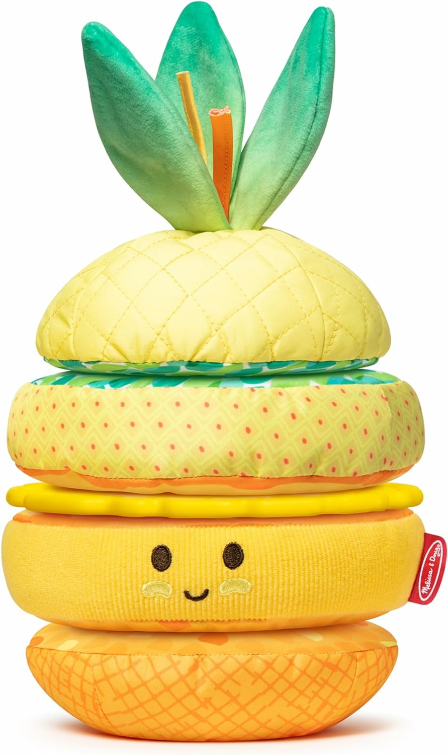 Multi-Sensory Pineapple Soft Stacker Infant Toy – Stacking Toys For Babies  Pineapple Stacking Toy For Infants  |  Sorting & Stacking Toys All Toys Sorting & Stacking Toys