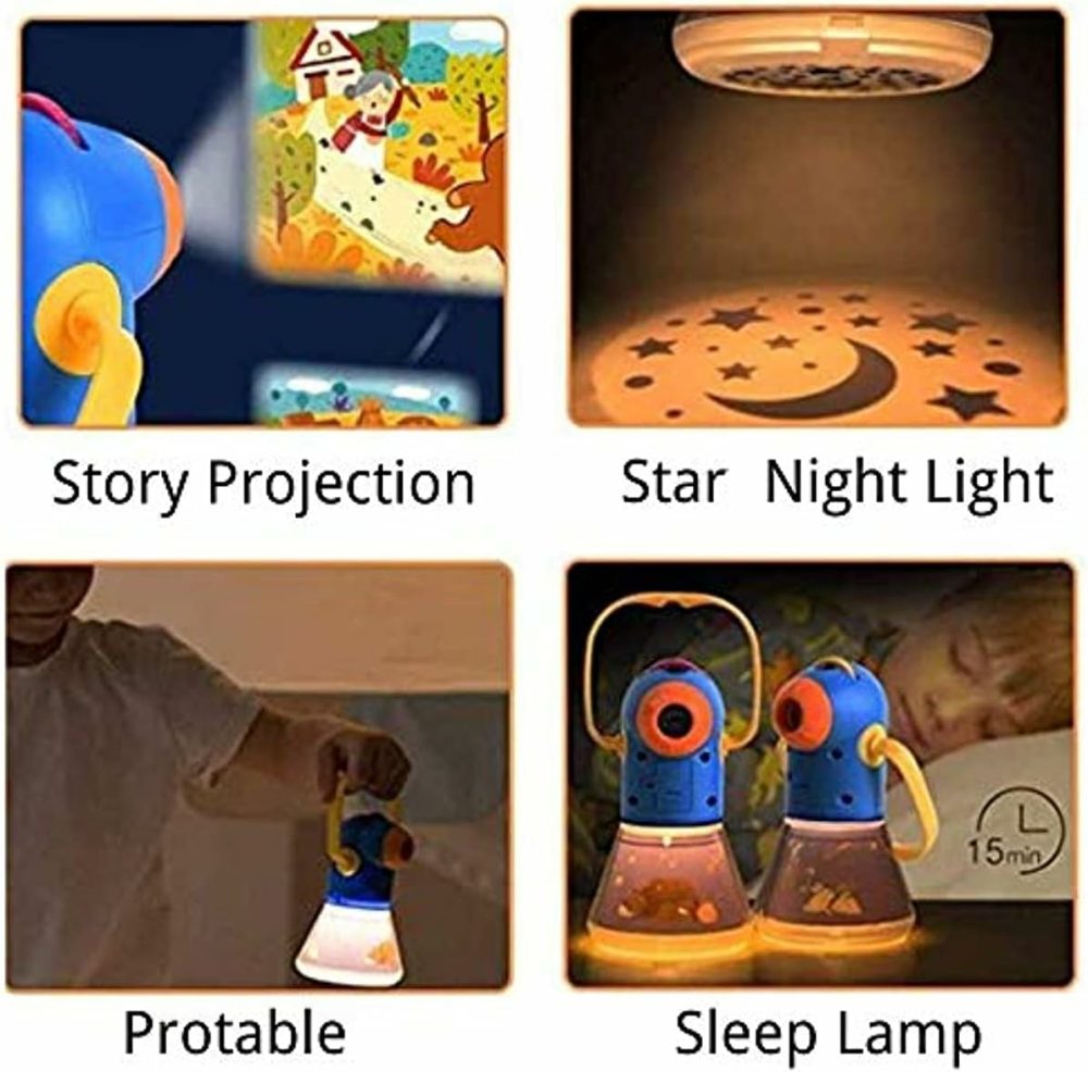 Multifunctional Story Projector For Toddlers  Night Lights Projector Kids Storybook Toy  Educational Toys Gifts For 3-12 Year Old Boys/Girls  |  Musical Toys All Toys