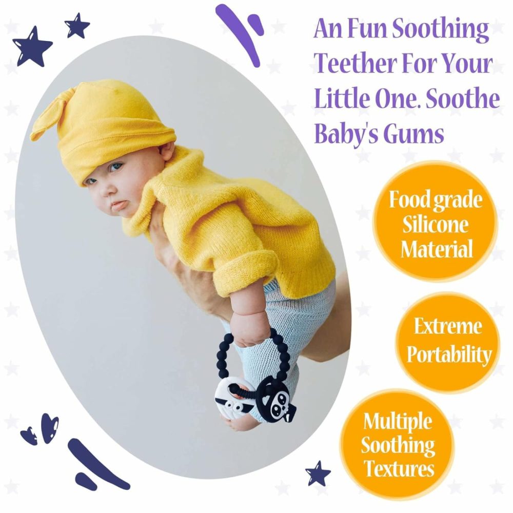 Mummy Teether And Cute Grim Reaper Ring Teether Halloween Activities Designed With A Bumpy Ring For Soothing And Ease Of Grabbing  |  Teethers All Toys Grim Reaper