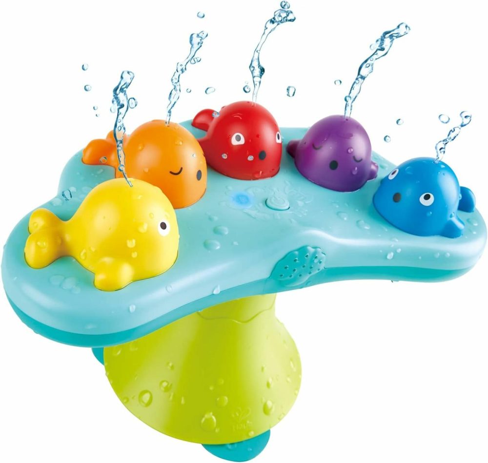 Music Fountain Bath Toy| Whale Bathtub 2 Play Modes Toy With Music| Bathroom Shower Toy For Toddlers  |  Bath Toys All Toys Bath Toys