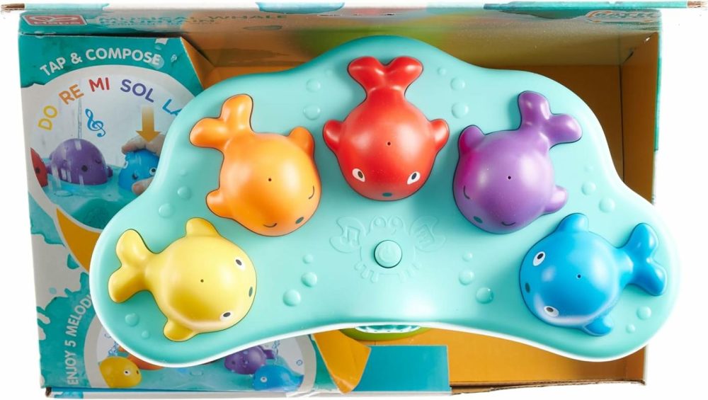 Music Fountain Bath Toy| Whale Bathtub 2 Play Modes Toy With Music| Bathroom Shower Toy For Toddlers  |  Bath Toys All Toys Bath Toys