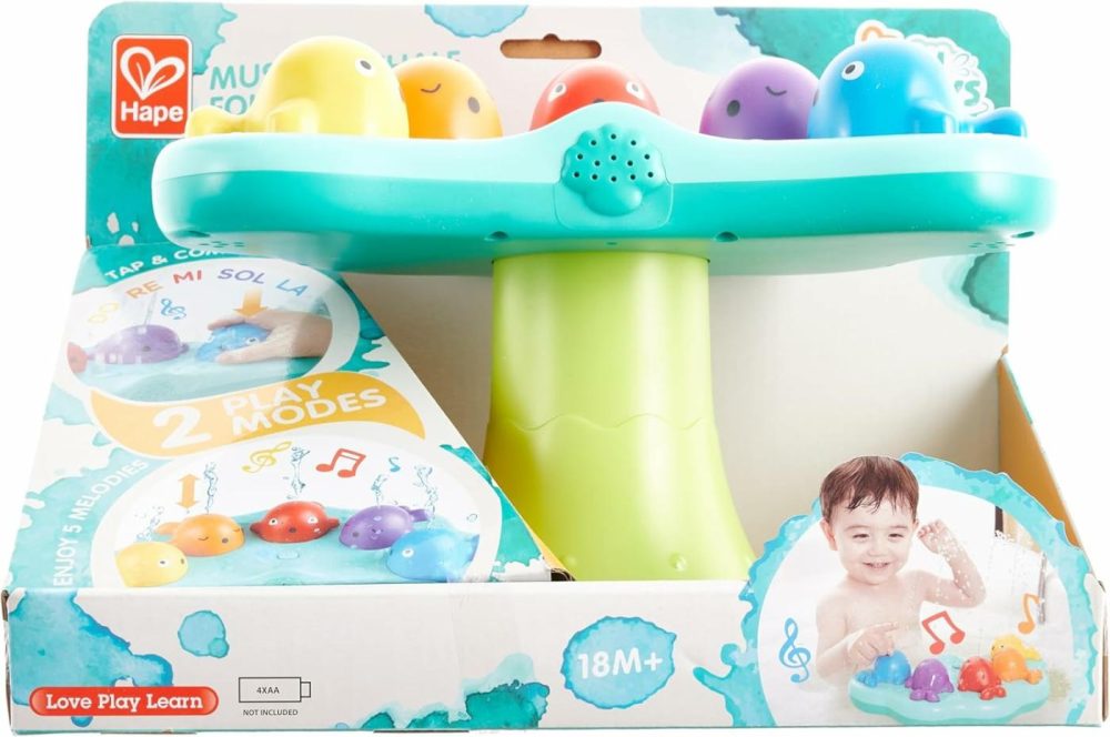 Music Fountain Bath Toy| Whale Bathtub 2 Play Modes Toy With Music| Bathroom Shower Toy For Toddlers  |  Bath Toys All Toys Bath Toys