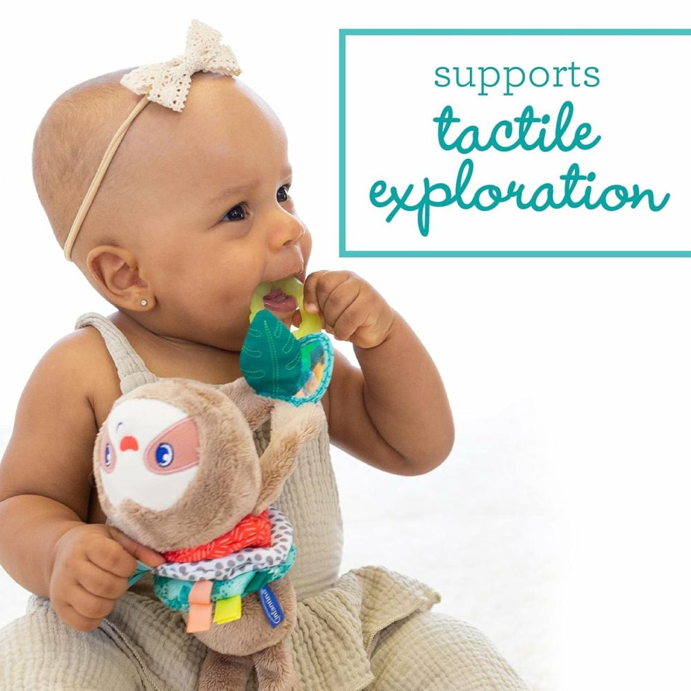 Music & Motion Pulldown Sloth – Musical Plush Sloth With Multi-Textured Teether For Tactile Exploration  Easily Attaches To Strollers And Gyms  Bpa-Free  |  Car Seat & Stroller Toys All Toys Car Seat & Stroller Toys