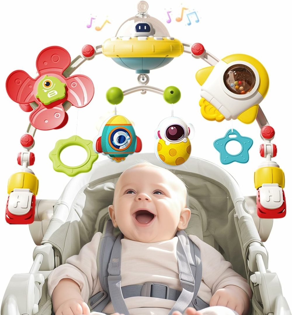 Musical Baby Stroller Arch Toys  Travel Car Seat Toys  Baby Play Arch Crib Accessory Toys  Mobile For Bassinet  Pram Activity Arch Bar Toys For Babies Infants  |  Car Seat & Stroller Toys All Toys Car Seat & Stroller Toys