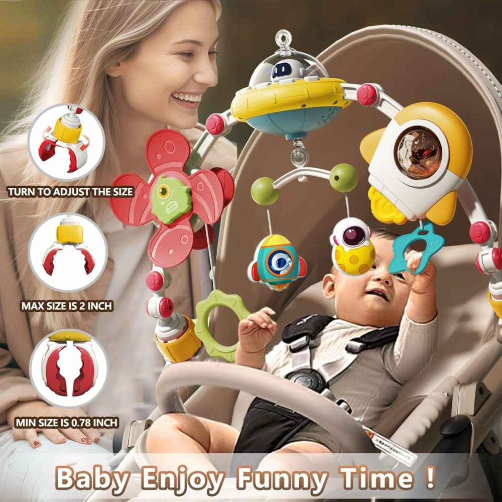 Musical Baby Stroller Arch Toys  Travel Car Seat Toys  Baby Play Arch Crib Accessory Toys  Mobile For Bassinet  Pram Activity Arch Bar Toys For Babies Infants  |  Car Seat & Stroller Toys All Toys Car Seat & Stroller Toys