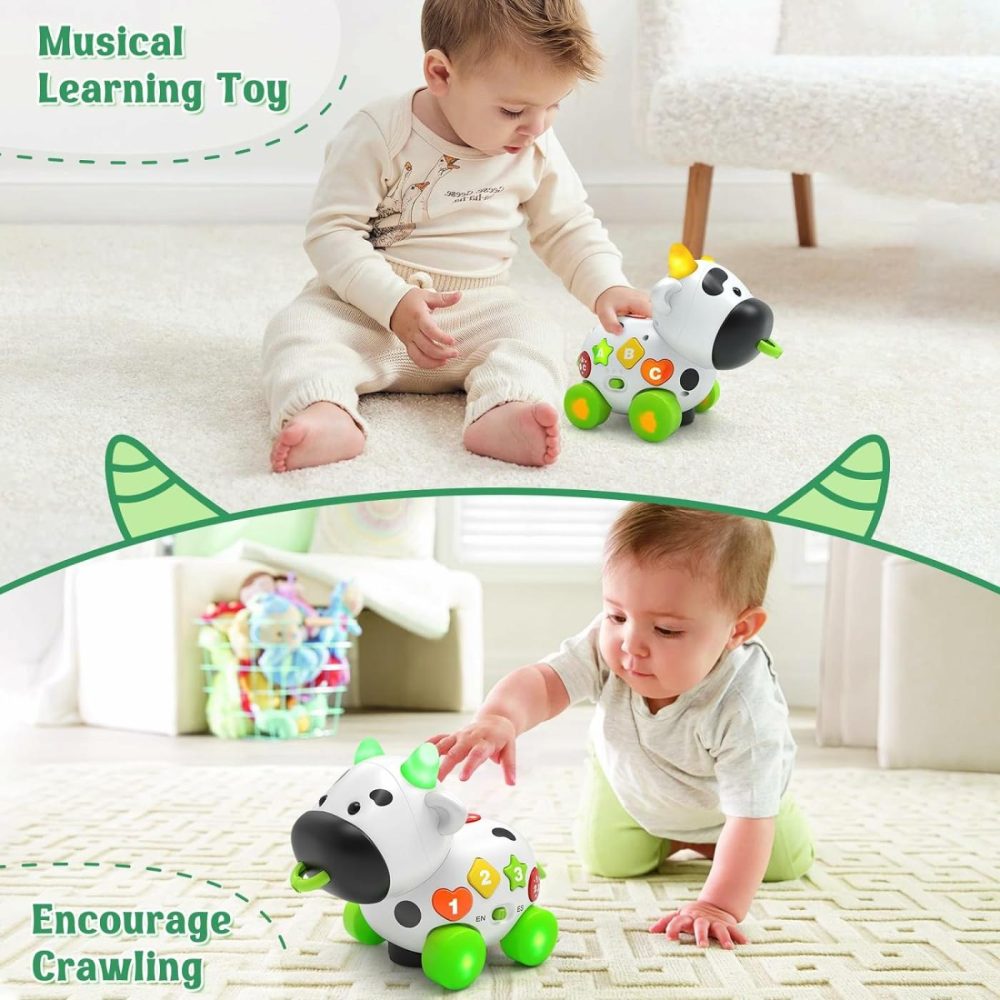 Musical Cow Toys For 1+ Year Old Boy Girl  Bilingual Baby Toy 6-12-18 Month  1 Year Old Boy Toys  1 Year Old Girl Gift  Learning Toddler Toy Age 1-2  First Christmas 1St Birthday Gift  |  Musical Toys All Toys