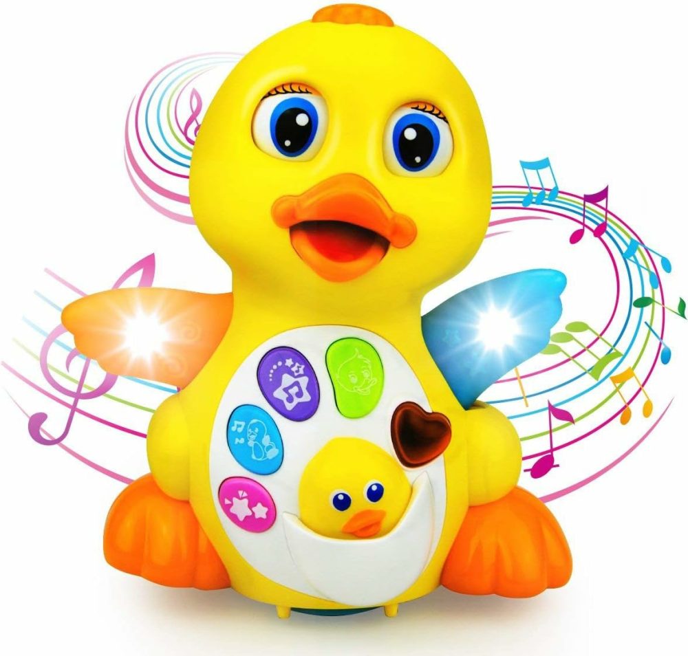 Musical Dancing Duck Toy Walking Singing Yellow Ducky Moving Toys For Baby With Music & Led Lights For Toddlers  Infant Learning Development  |  Musical Toys All Toys