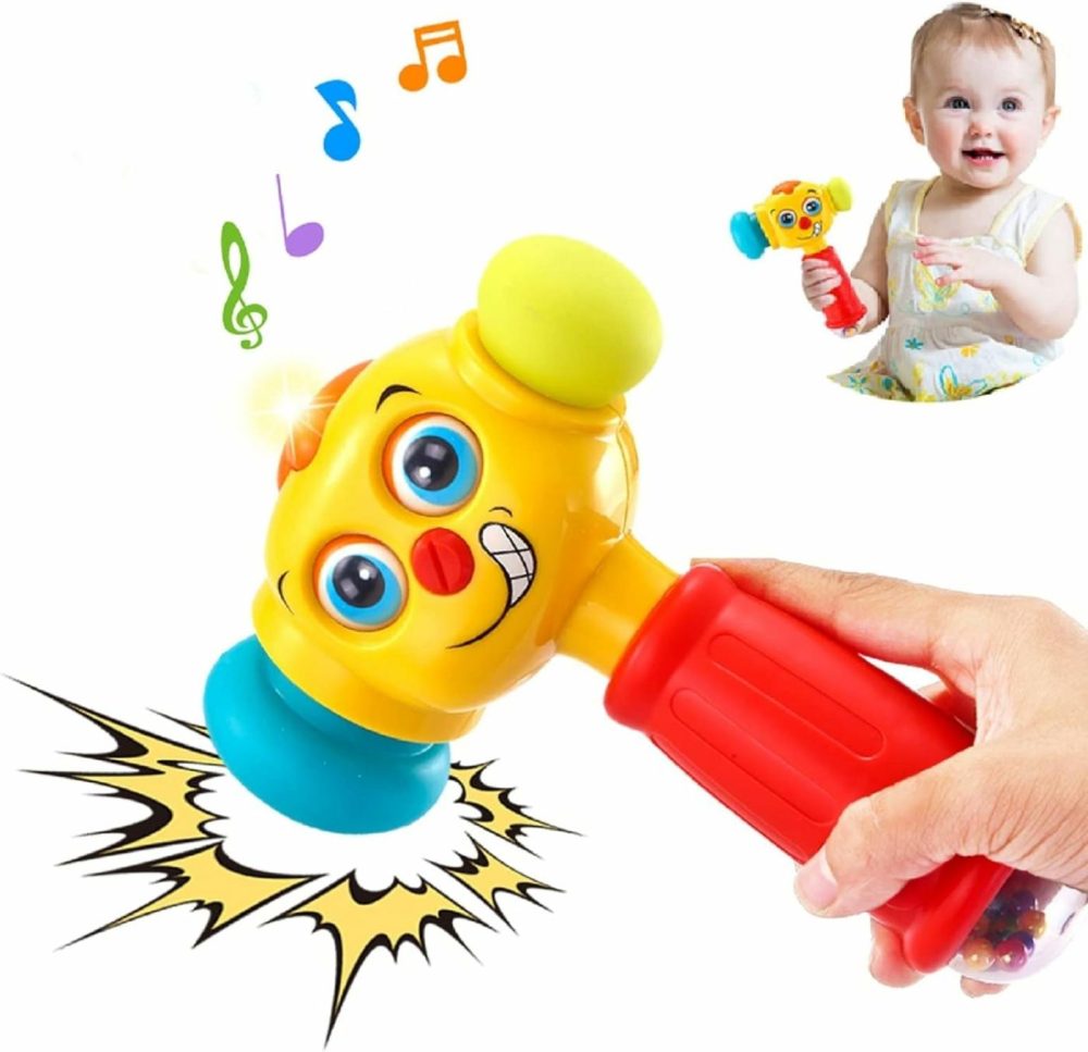 Musical Light Hammer Toy For Babies 12-18 Months – Infant Hammer With Sounds And Lights For 1 Year Olds  |  Musical Toys All Toys