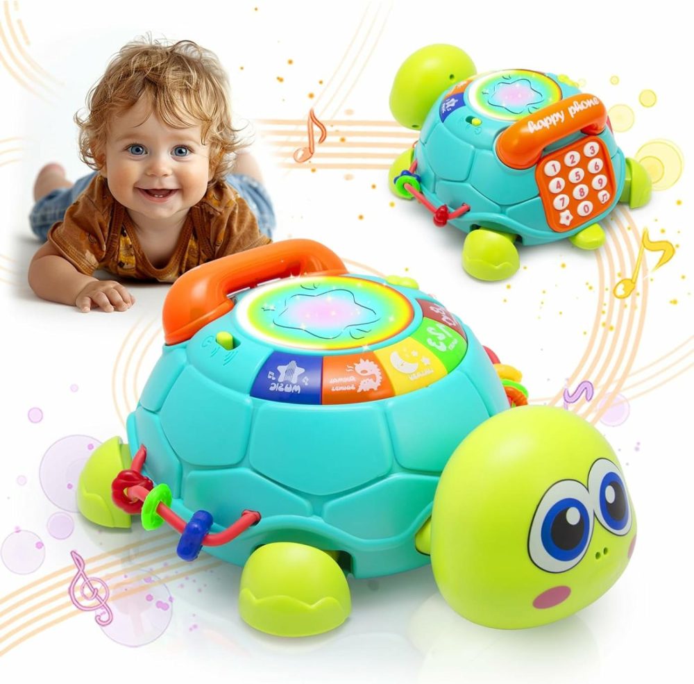 Musical Turtle Baby Toys 6 To 12 Months  Infant Crawling Tummy Time Development Toys  Light Up Music Toys For 7 8 9 10 11 Months Old，Early Learning Educational Toy For 1-2 Year Old Boy Girl  |  Musical Toys All Toys