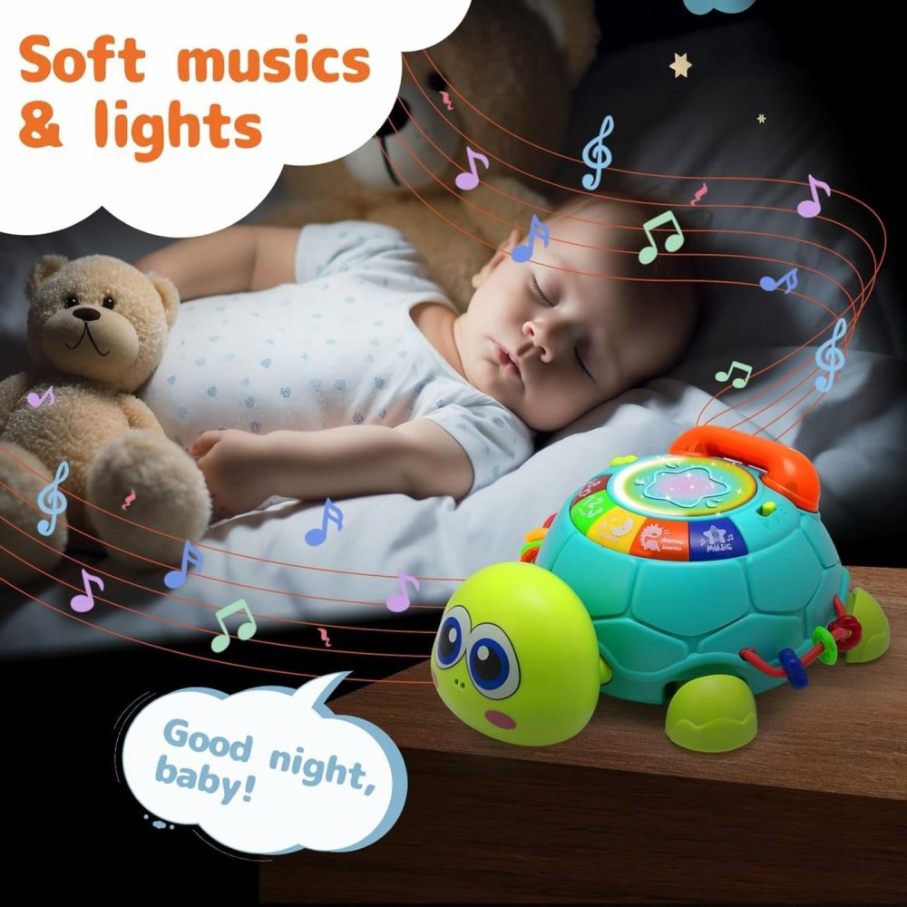 Musical Turtle Baby Toys 6 To 12 Months  Infant Crawling Tummy Time Development Toys  Light Up Music Toys For 7 8 9 10 11 Months Old，Early Learning Educational Toy For 1-2 Year Old Boy Girl  |  Musical Toys All Toys