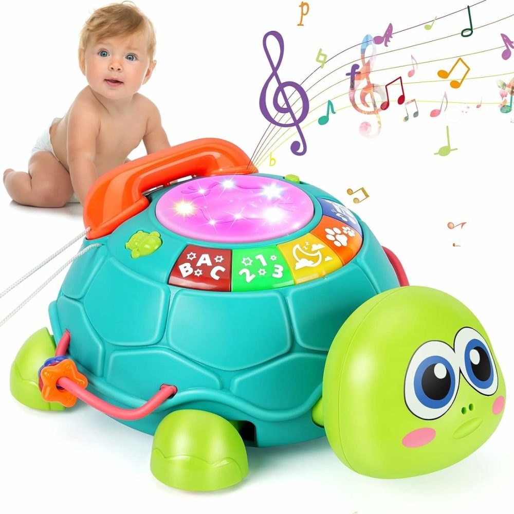 Musical Turtle Baby Toys 6 To 12 Months  Infant Light Up Music Toys Tummy Time Development  Crawling Toy For 7 8 9 10+ Month Old  Easter Christmas For Babies 4 5 6 12 Month Boy Girl  |  Musical Toys All Toys