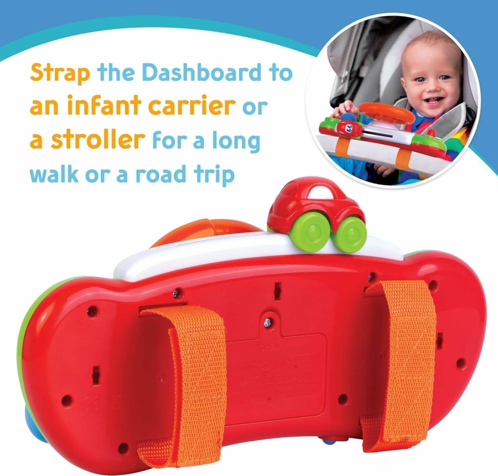 My First Baby Stroller Toy  Toddler Steering Driving Wheel  Car Seat Educational Learning Driver Toys  Pretend Drive Dashboard  Infant Baby Preschool Gift 6 7 8 9 10 11 12 Month 1 Year Old  |  Car Seat & Stroller Toys All Toys Car Seat & Stroller Toys