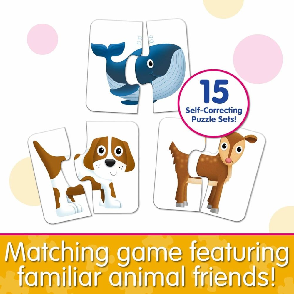 My First Match It – Head And Tails – 15 Piece Self-Correcting Animal Matching Puzzles – Learning Toys For Toddlers 1-3 – Award Winning Toys  |  Early Childhood Education Materials All Toys Early Childhood Education Materials