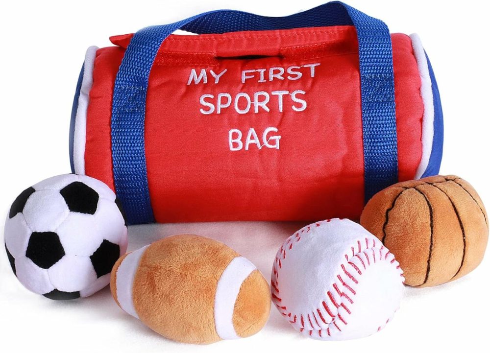 My First Sports Bag Baby  4 Tiny Cloth Balls  Interesting And Rich Sport Balls For Early Education Baby Toy  |  Balls All Toys Balls