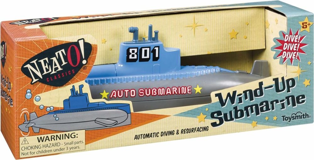 Neato! Classic Toys Wind Up Diving Submarine  |  Bath Toys All Toys Bath Toys