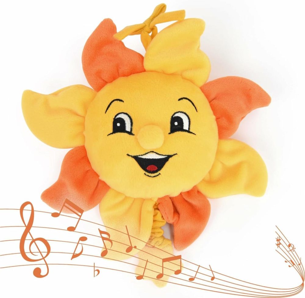 Newborn Baby Musical Toy For Infant 0,3,6,12 Months  Soft Hanging Plush Stroller Toy For 6 To 12 Months Baby With You Are My Sunshine Music  Brighten Boy And Girl’s Bed,Carseat And Room  |  Musical Toys All Toys