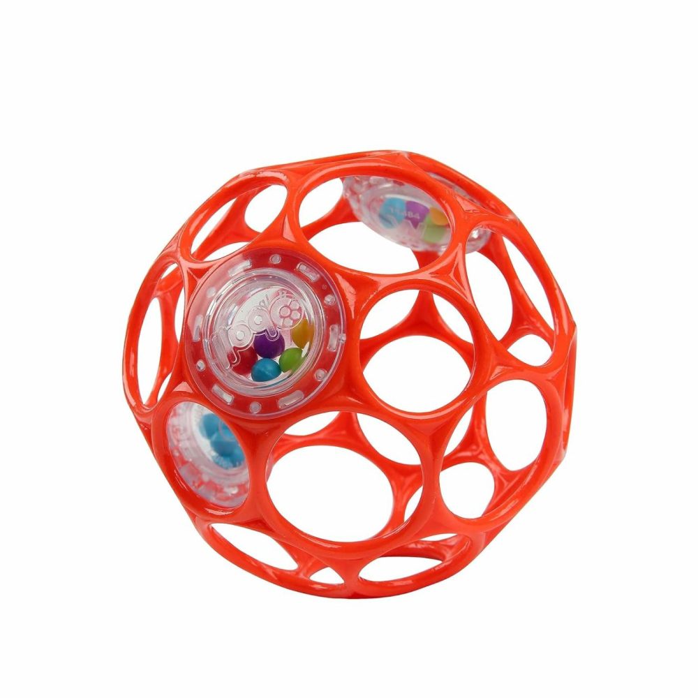 Oball Easy-Grasp Rattle Bpa-Free Infant Toy In Red  Age Newborn And Up  4 Inches  |  Rattles & Plush Rings All Toys Rattles & Plush Rings