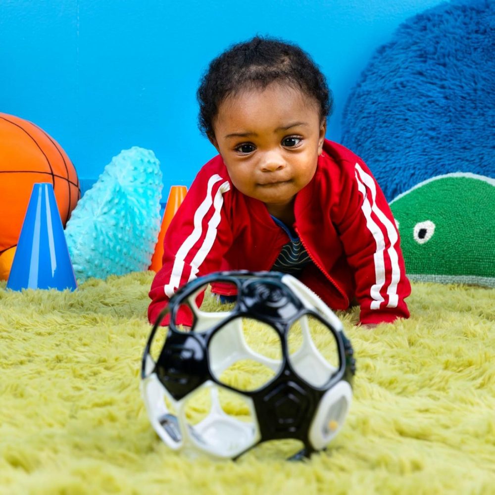 Oball Grippin’ Goals Rattle Soccer Ball – Black & White  Easy-Grasp Toy For Newborn And Up  |  Rattles & Plush Rings All Toys Black & White Soccer Ball