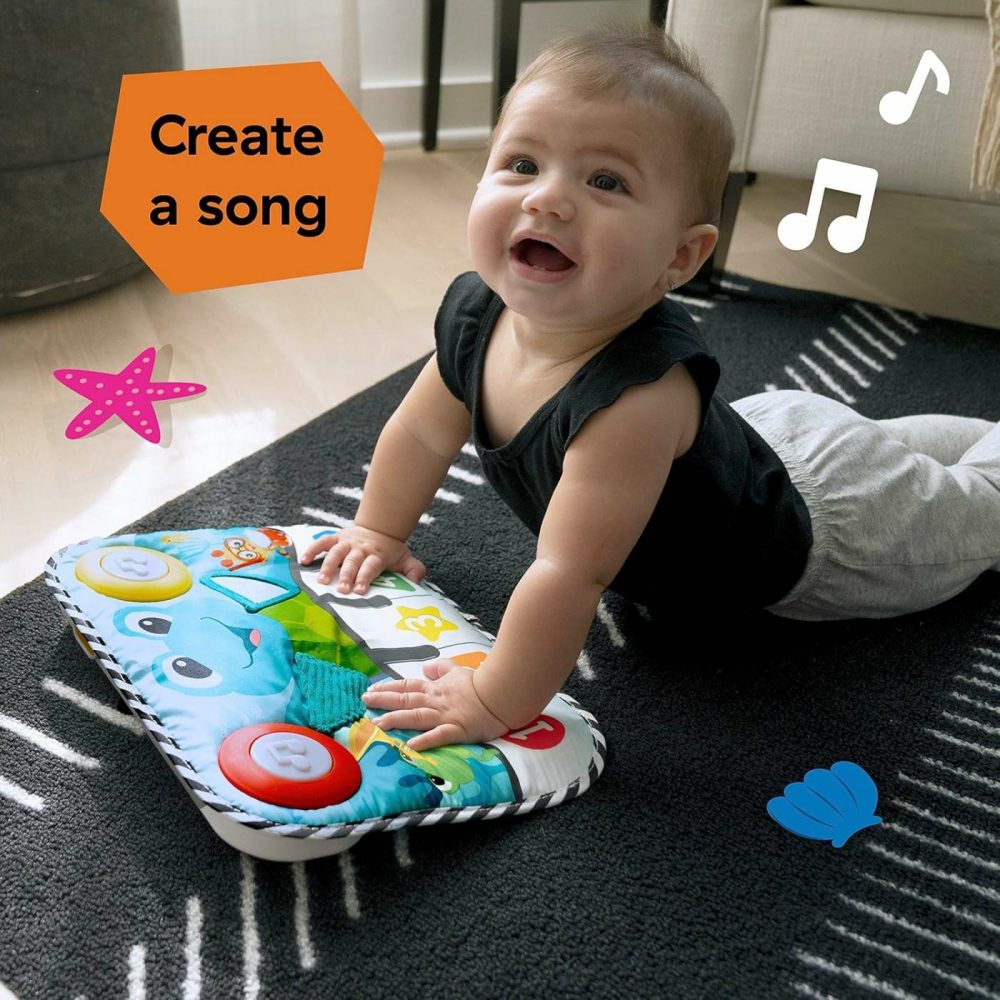 Ocean Explorers Neptune’s Kick & Explore Musical Kick Pad & Crib Toy  For Ages 0 Months And Up  |  Electronic Early Development Toys All Toys Electronic Early Development Toys