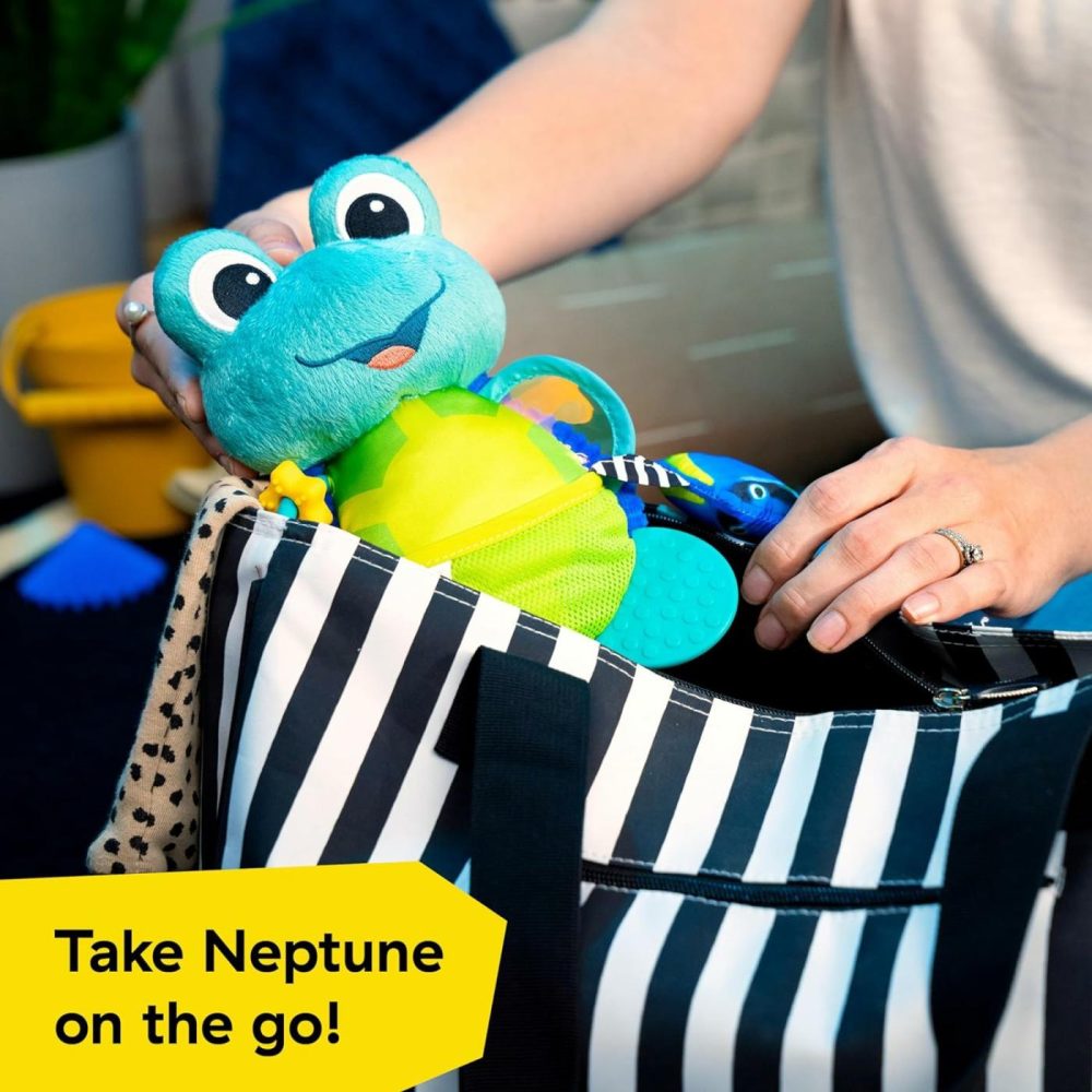 Ocean Explorers Neptune’s Sensory Sidekick Activity Plush Toy For Ages 0 Months And Up  |  Car Seat & Stroller Toys All Toys Car Seat & Stroller Toys