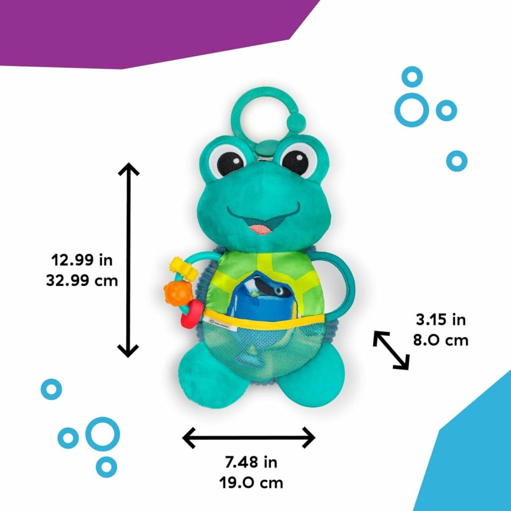 Ocean Explorers Neptune’s Sensory Sidekick Activity Plush Toy For Ages 0 Months And Up  |  Car Seat & Stroller Toys All Toys Car Seat & Stroller Toys