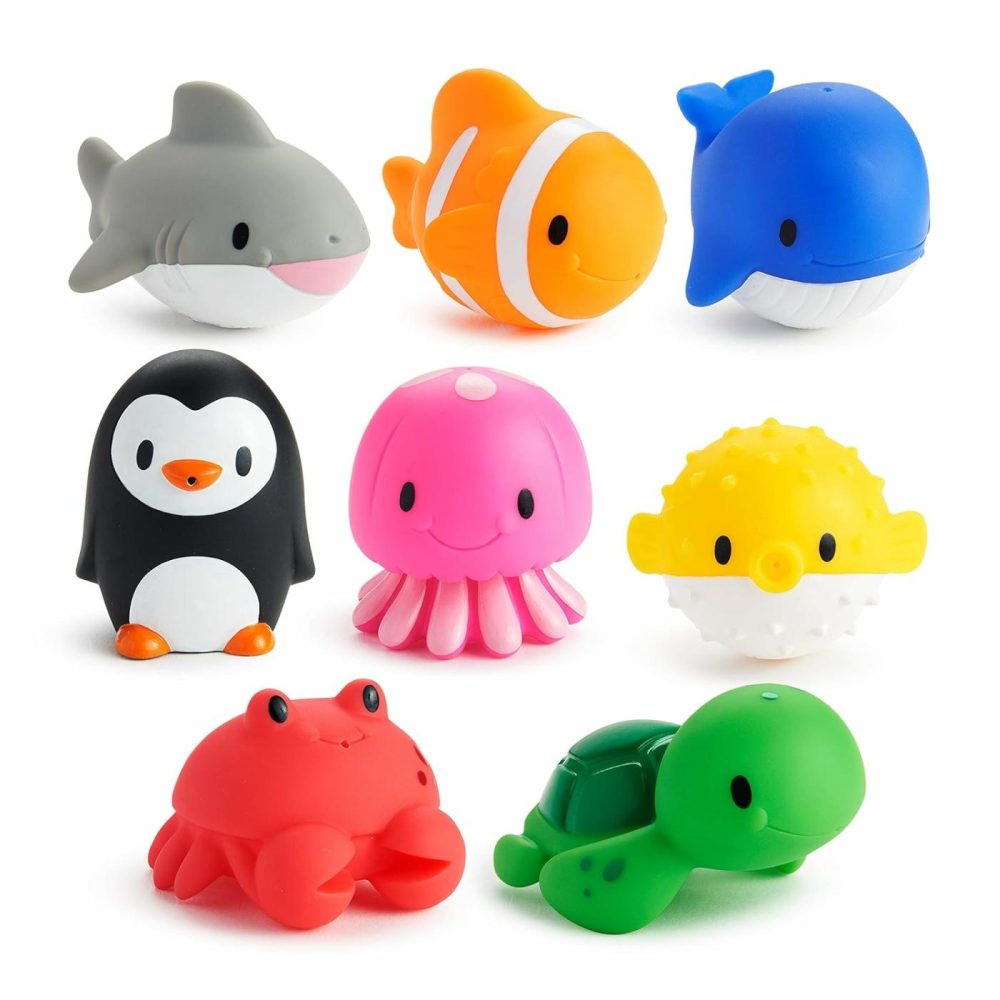 Ocean Squirts Baby And Toddler Bath Toy  8 Pack  |  Bath Toys All Toys Bath Toys