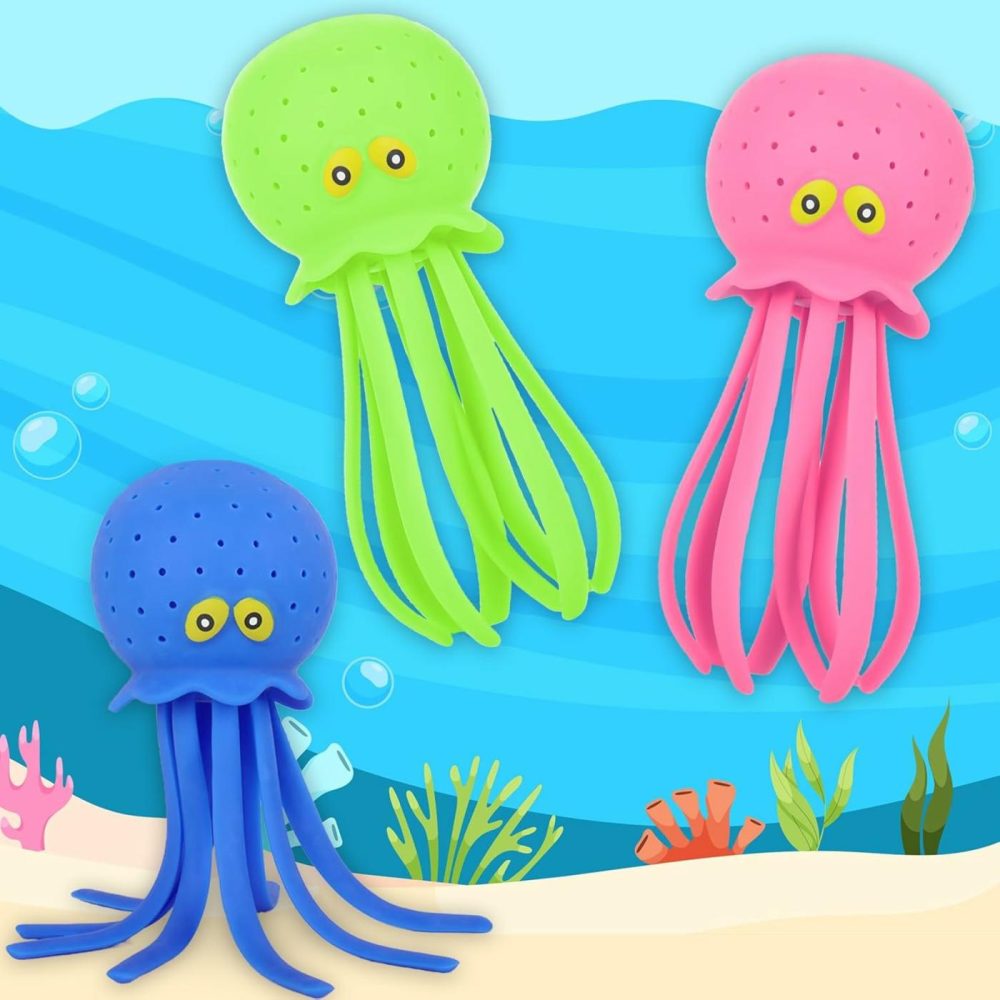 Octopus Water Pool Toys For Toddlers Water Bombs Splash Balls For Kids Summer Bath Swimming (Octopus3Pcs)  |  Bath Toys All Toys Bath Toys