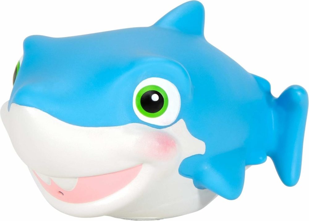 Official Bath Squirters  Featuring Jj Character Toy (4” Tall) And 2 Sharks (4” Wide)  Bath Time Fun Playset – Character Toys For Babies  Toddlers  And Kids  |  Bath Toys All Toys Bath Toys