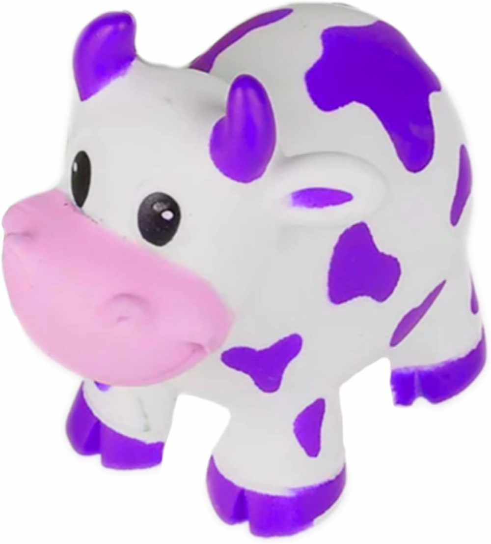 One Dozen (12) 2″ Rubber Bath Toy Animals (Cows)  |  Bath Toys All Toys Bath Toys