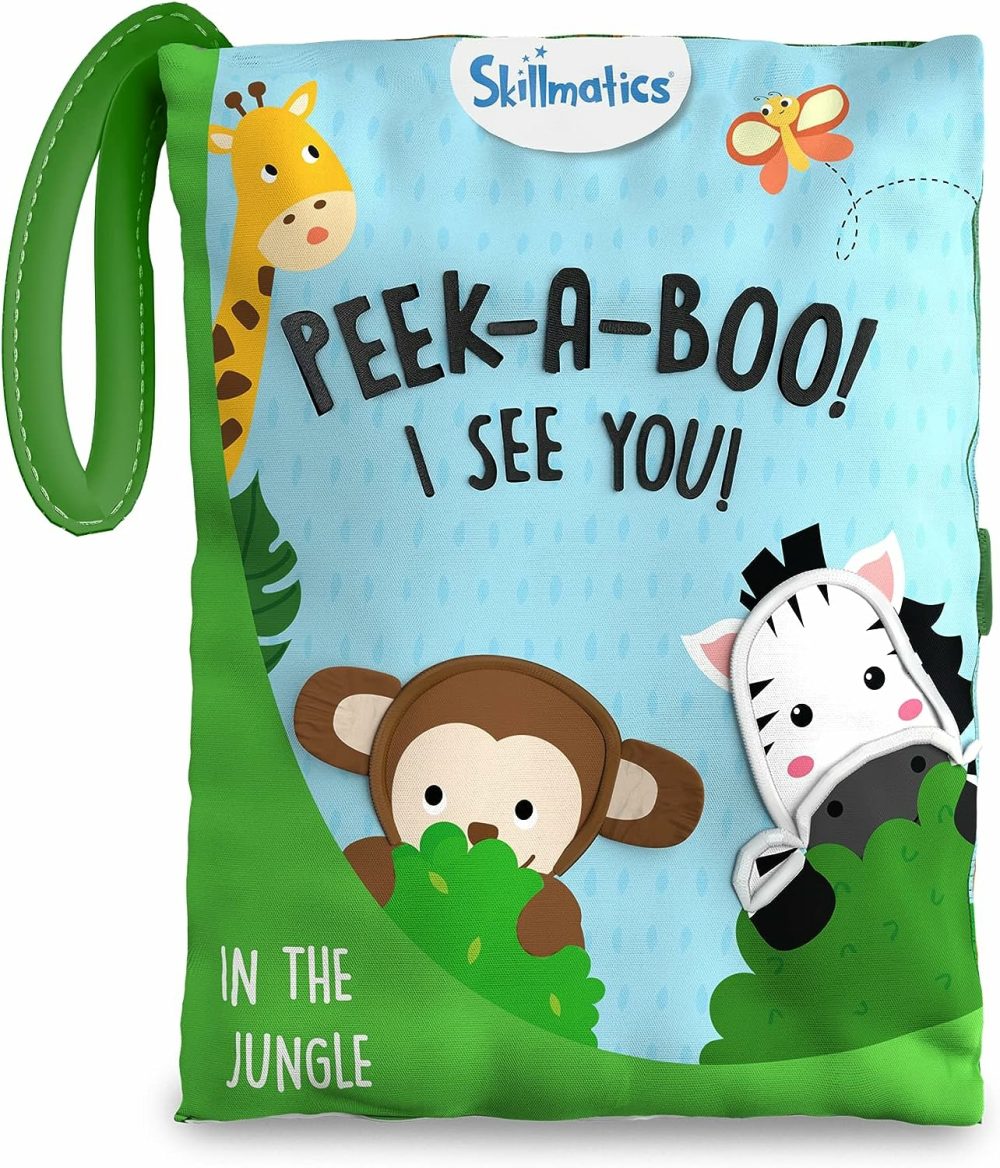 Peek-A-Boo Jungle Book – Soft Cloth Book For Baby  Infant & Toddler Toys  Crinkle Pages For Sensory Play  Gifts For Ages 6 Months And Up  |  Sorting & Stacking Toys All Toys Sorting & Stacking Toys