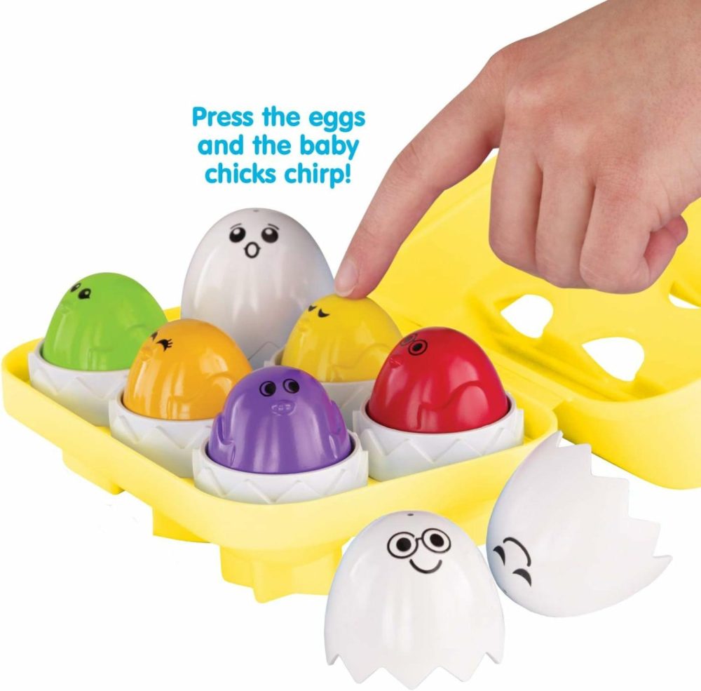 Peek N Peep Eggs – Mentally Stimulating Sorting & Stacking Toy For Ages 1 And Up – A Fun Way To Build Hand-Eye Coordinaton!  |  Sorting & Stacking Toys All Toys Sorting & Stacking Toys