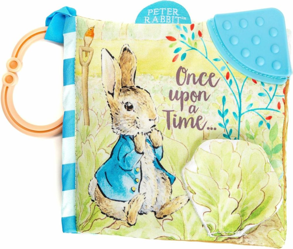 Peter Rabbit Soft Book With Toy  Teether And Crinkle  5 Inches  |  Teethers All Toys Multicolor