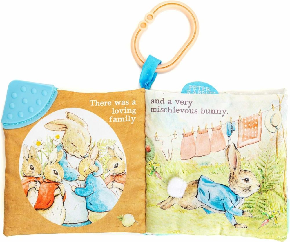 Peter Rabbit Soft Book With Toy  Teether And Crinkle  5 Inches  |  Teethers All Toys Multicolor