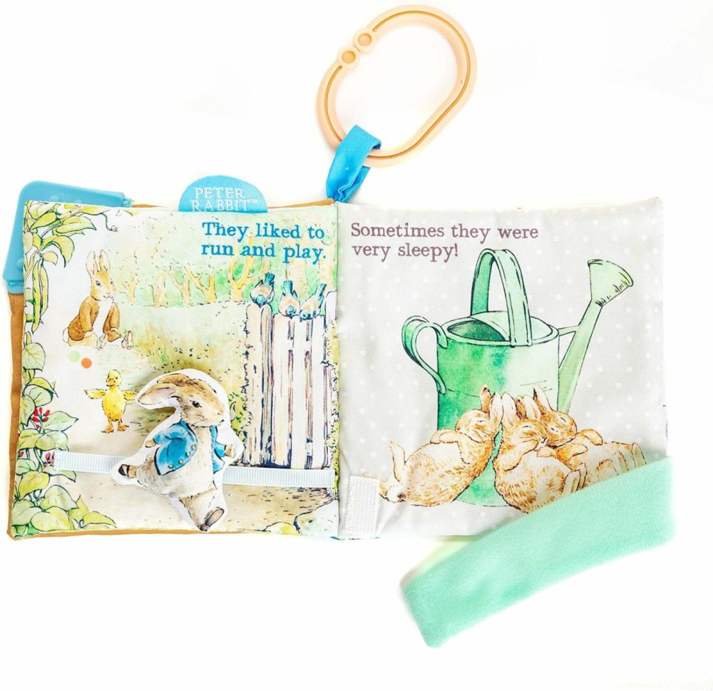 Peter Rabbit Soft Book With Toy  Teether And Crinkle  5 Inches  |  Teethers All Toys Multicolor