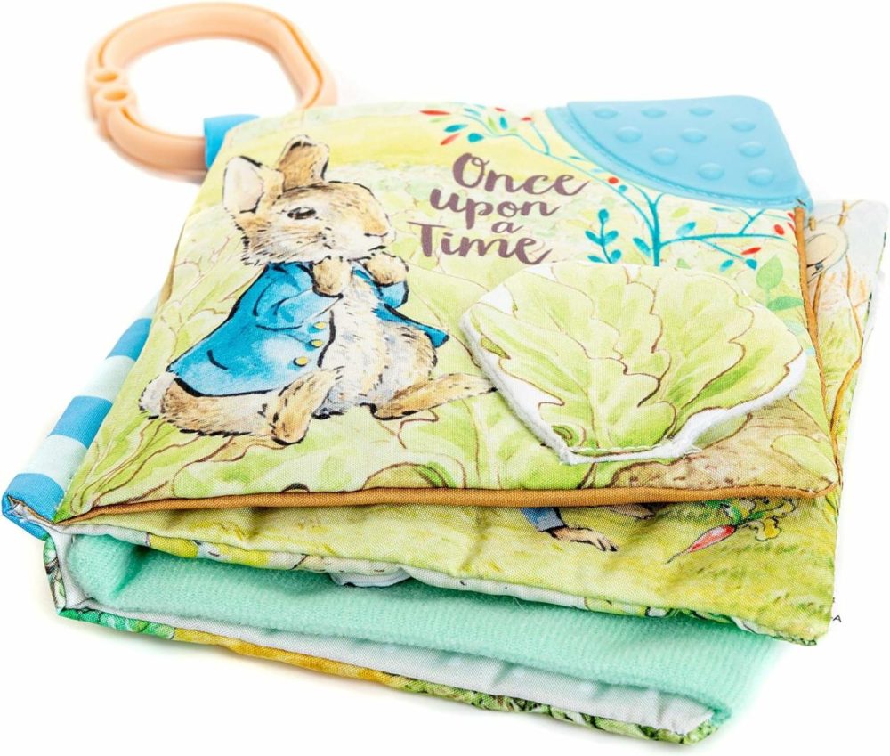 Peter Rabbit Soft Book With Toy  Teether And Crinkle  5 Inches  |  Teethers All Toys Multicolor