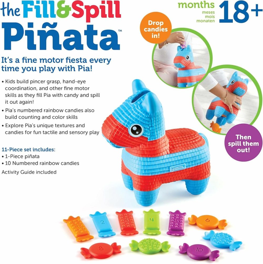 Pia The Fill & Spill Piñata – 11 Pieces  Age 18 Months Top Toddler Toys  Preschool  Fine Motor Skills  Educational Toys  |  Sorting & Stacking Toys All Toys Sorting & Stacking Toys