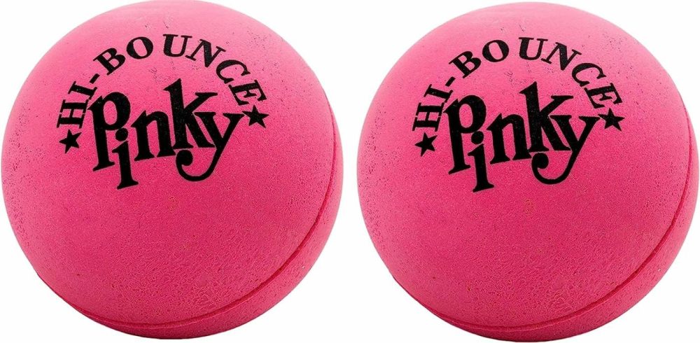 Pinky Ball (Pack Of 1) Play Therapy Hi Bounce Original Pink Ball For Kids And Adults 2.5″ Large Pink Rubber Massage Ball Super Balls 976-1E  |  Massage Balls All Toys Massage Balls