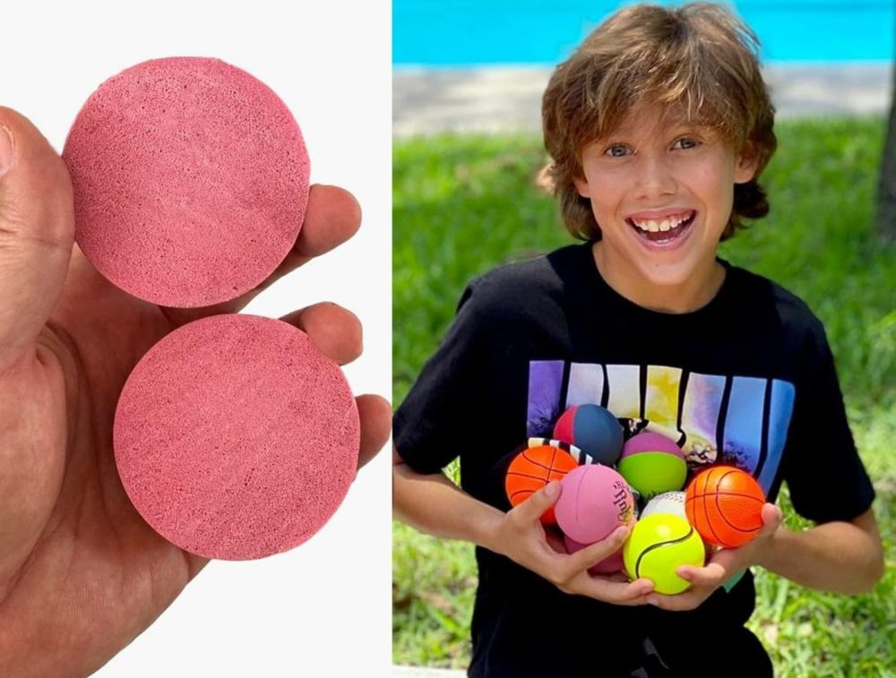 Pinky Ball (Pack Of 1) Play Therapy Hi Bounce Original Pink Ball For Kids And Adults 2.5″ Large Pink Rubber Massage Ball Super Balls 976-1E  |  Massage Balls All Toys Massage Balls