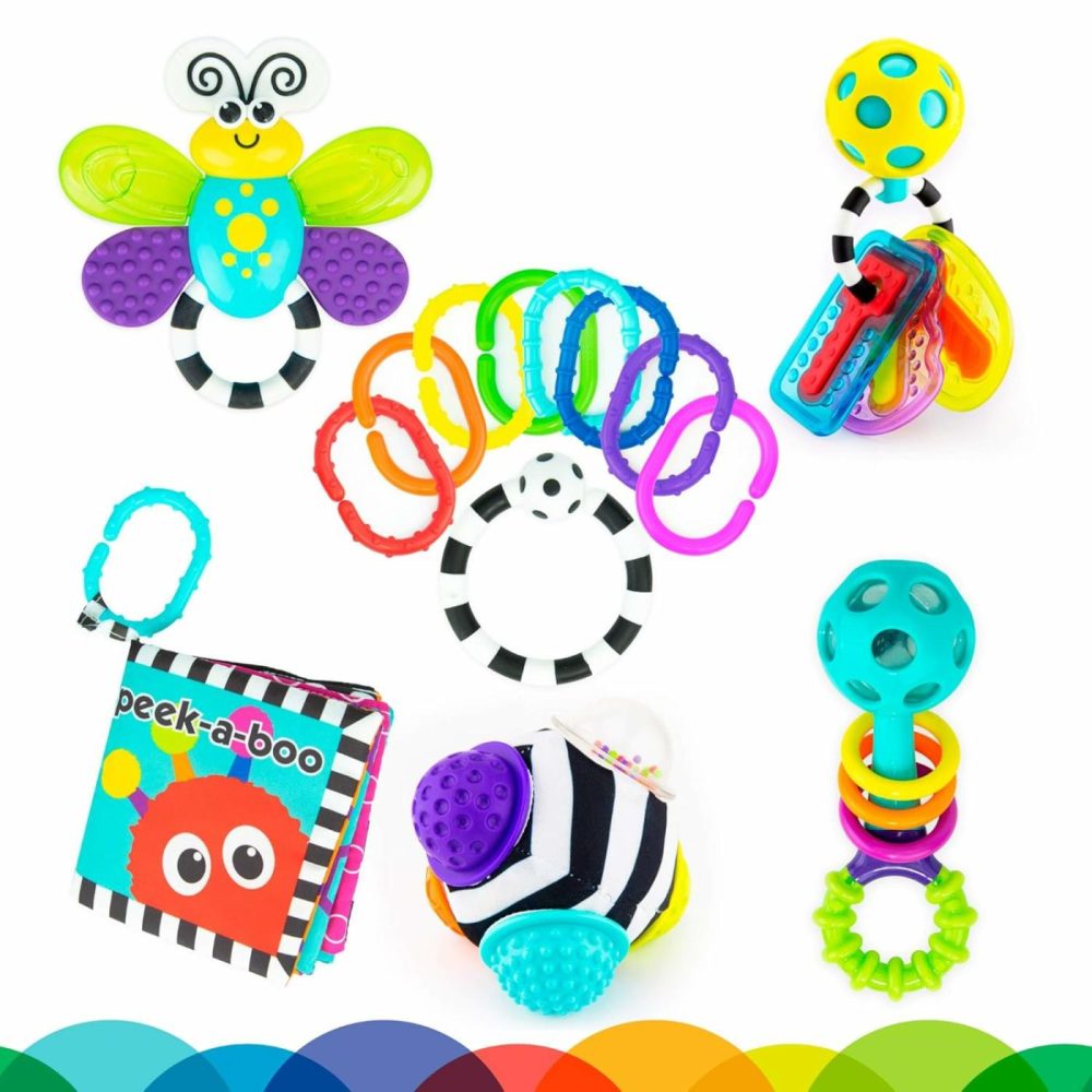 Play My Way Infant Gift Set – 6 Pieces – Ages 0+ Months  |  Rattles & Plush Rings All Toys Rattles & Plush Rings